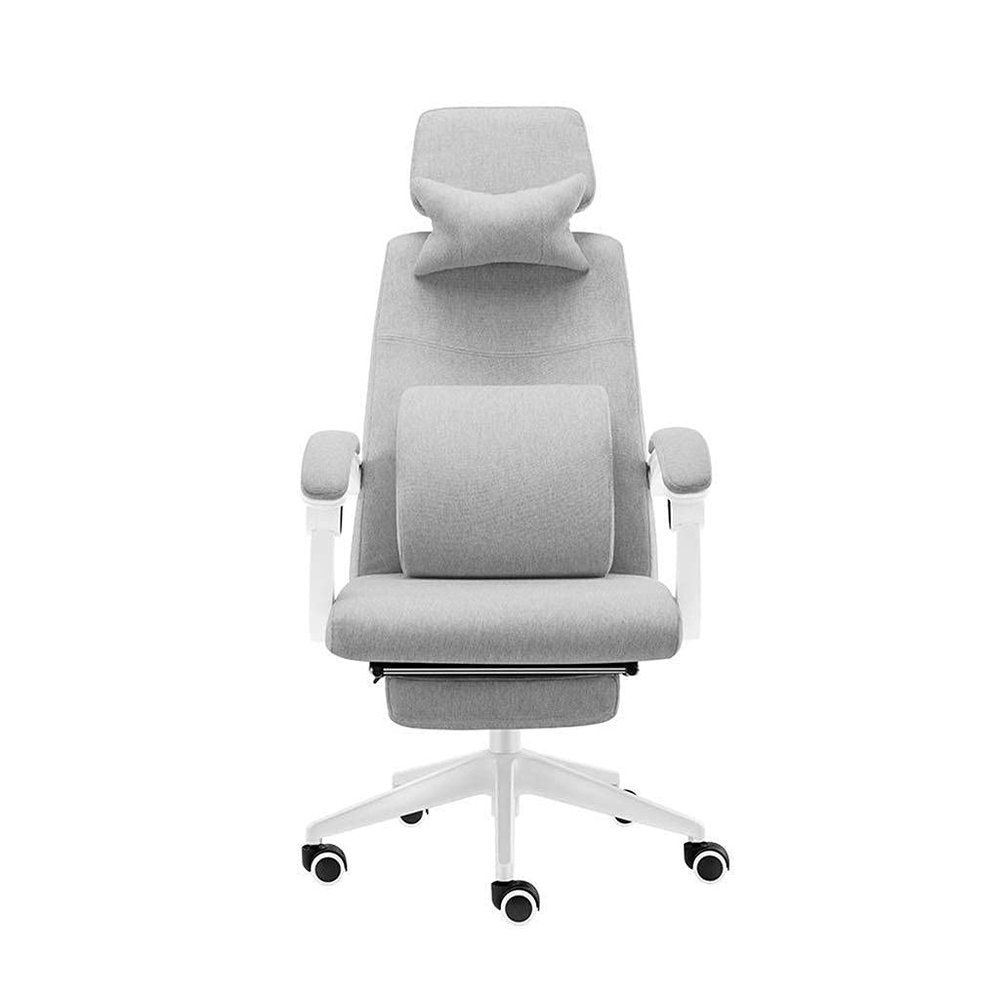 Luo Yi - CN Gaming Chair, Office Chair Ergonomic Desk Chair Mesh Computer Chair Back Support Mid Back Executive Chair Task Rolling Swivel Chair for Back Pain, Grey