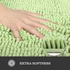Yeaban Bathroom Runner Rug 40 x 60 Inch  Thick Chenille Long Bath Mat | Absorbent and Washable Extra Large Bath Rug Non-Slip, Soft Runner Rug for Bathroom, Shower, Sink - (Seafoam Green) view 2