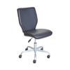 Luo Yi - CN Gaming Chair, Mid-Back Office Chair with Matching Color Casters Gray Faux Leather Gaming Chair Office Chairs (Color : D, Size : As Shown) view 2