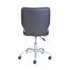 Luo Yi - CN Gaming Chair, Mid-Back Office Chair with Matching Color Casters Gray Faux Leather Gaming Chair Office Chairs (Color : D, Size : As Shown) view 4
