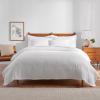 Arkwright Basket Weave Queen Blanket - Case of 4-100% Ringspun Cotton All Season Blankets, Luxury Hotel Quality, Soft on Skin, Breathable, 300 GSM for Bed, Sofa, and Chair, 90 X 90 in, White view 3