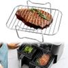 Geynutaly Air Fryer Rack for Double Basket Air Fryers, Dehydrator Rack for Foodi DZ201 DZ401 Air Fryer Accessories view 4