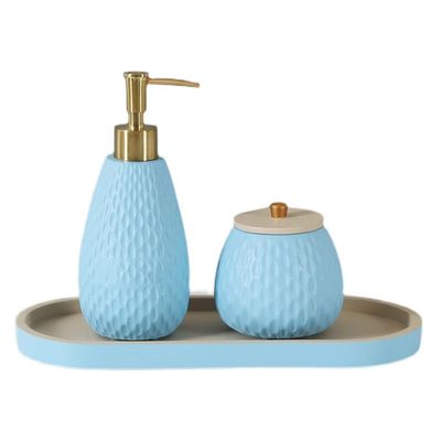 Handsoaps Dispenser Soap Dispenser Set Ceramic Soap Dispenser Kitchen Soap Dispenser with Pump Head Suitable for Shower Gel, Shampoo, Massage Oil Kitchen Soap Dispenser (Color : D)