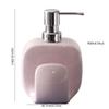 Handsoaps Dispenser Ceramic Soap Dispenser Bathroom Kitchen Dispenser Household Soap Dispenser Lotion Dispenser Square 400ml Reusable Kitchen Soap Dispenser (Color : C) view 2