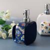 Handsoaps Dispenser Ceramic Soap Dispenser Bathroom Kitchen Dispenser Household Soap Dispenser Lotion Dispenser Square 400ml Reusable Kitchen Soap Dispenser (Color : C) view 3