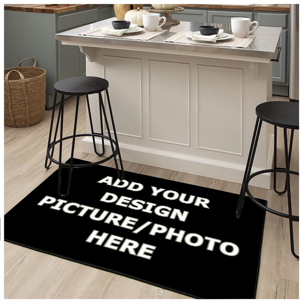 NEVKA Customized Pattern Diatomaceous Bath Mats - Personalized Bath Mat for Bathroom Floor - 3x4ft/36x48in/90x120cm, Add Your Picture Non-Slip Bath Rug Door Mat for Present, Gift or Home Decorative