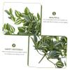 Cabilock 2pcs Artificial Rattan Hanging Decor Simulated Greenery for Home and Garden No Maintenance Required Elegant Wall Decoration for Weddings Shopping Malls and Balconies view 2