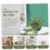 Cabilock 2pcs Artificial Rattan Hanging Decor Simulated Greenery for Home and Garden No Maintenance Required Elegant Wall Decoration for Weddings Shopping Malls and Balconies view 3