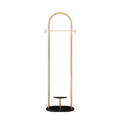 WAOCEO Standing Coat Stand Floor Mounted Coat Rack Gold Hanging Clothes Rack Simple Bedroom Hanging Clothes Rack Floor Mounted Coat Rack Coat Rack (Color : C)