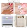 Modern freestanding multi-layer white shoe cabinet for small entrance space, high and narrow shoe cabinet, sports shoe rack, wooden shoe cabinet, space-saving shoe rack, shoe organizer ( Size : 80*24* view 3