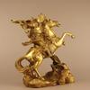 burid Pure Copper Chinese Feng Shui Guan Gong Statue God of Wealth Home and Office Decoration Wu God of Wealth Guan Yu Statue Best Furnishings Gifts view 4
