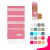 Yazz Turkish Cotton Turkish Beach Towels Large Beach Towel 39x71 inch Pool Towels for Adults Quick Dry Cotton Beach Towel, Lightweight Travel Towel (Fushia) view 1
