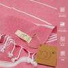 Yazz Turkish Cotton Turkish Beach Towels Large Beach Towel 39x71 inch Pool Towels for Adults Quick Dry Cotton Beach Towel, Lightweight Travel Towel (Fushia) view 3
