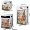 Food Dehydrator Meat Fruit Food Preserver Machine With Recipe Book 12 Trays Food Dryer Machine 24H Timer Control For Pet Snacks Jerky Herbs,12Trays view 3