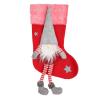BestAlice Christmas Stocking Cute Gnome Decorative Stocking Ornament Bag with Legs for Christmas Tree Fireplace Door Xmas Hanging Stockings Bags, Xmas Hanging Decor as Gifts(Red) view 1