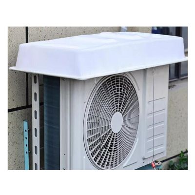 NUTRAC Air Conditioner Unit and Heat Pump CoverWindow Air Conditioner Covers3mm PVC for Mini Split Heat Pumpwith All-Weather Protection (Color : White, Size : 37.4x16.9in)