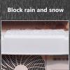 NUTRAC Air Conditioner Unit and Heat Pump CoverWindow Air Conditioner Covers3mm PVC for Mini Split Heat Pumpwith All-Weather Protection (Color : White, Size : 37.4x16.9in) view 2