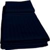 All Star Linen 1 Piece Zipper Clouser Cotton Navy Blue Stripe Duvet Cover Size Super King 120x120 600 Thread Count Cotton Ultra Soft & Easy Care view 1