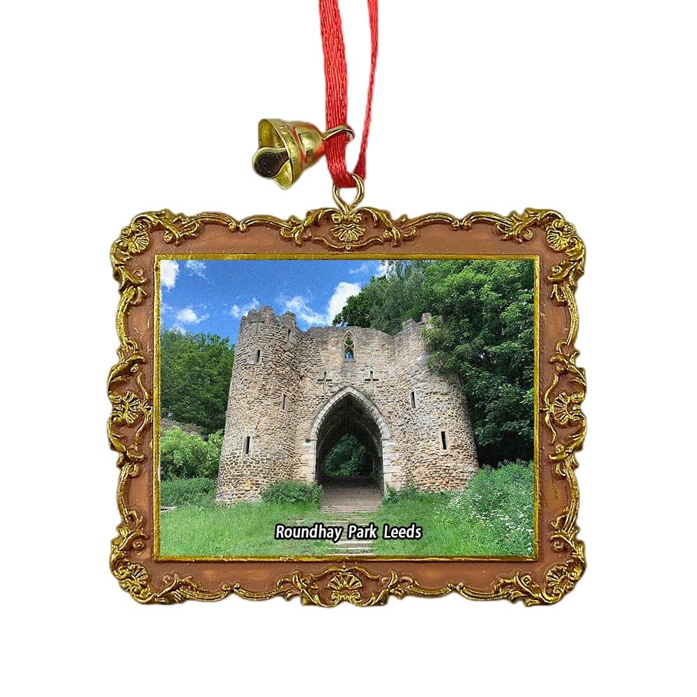 Roundhay Park Leeds England UK Travel Souvenir Xmas Tree Ornament Hanging Pendant Home Christmas Party Decoration