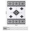 Boho Blanket Retro Native American Tribal Indian Ethnic Geometric Printed Flannel Blankets for Chair Couch Sofa Bed Throw Blanket Soft Cozy Aztec Blanket for Camping Outdoor W50 xL60 view 2