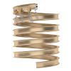Room Divider Ceiling Track System Shower Curtain Flexible Curtain Track System for Bay Window, Ceiling Mount/Wall Mounted Shower Curtain Rods Bendable, Gold Curtain Rail for RV Bathroom Garage ( Color view 1