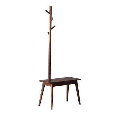 WAOCEO Standing Coat Stand Coat Rack Home Floor Standing Coat Shelf Multi Functional Living Room Changing Shoe Stool Hanger Office Bedroom Coat Racks Coat Rack
