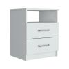 nightstand Sturdy Bed Side Table/Night Stand Stable and Sturdy Modern nightstand Solid Wood nightstand Bed Side Tables for Bedroom, Living Room, Lounge. view 1