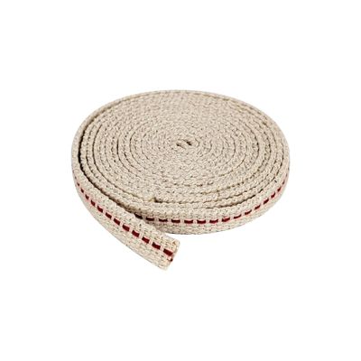 1 Roll/ 6.5 Feet Oil Lamp Wick, 3/8 Inch Flat Cotton Wick Replacement for Oil Lamps, Lanterns, Oil Burners (3/8", 1)