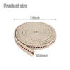 1 Roll/ 6.5 Feet Oil Lamp Wick, 3/8 Inch Flat Cotton Wick Replacement for Oil Lamps, Lanterns, Oil Burners (3/8", 1) view 2