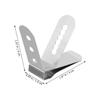 HAKIDZEL 4pcs Thermometer Fixing Clip Smoker Probe Clip Metal Thermometer BBQ Holder Grill Holder Food Digital Stainless Steel Clamp Baking Tongs Barbecue Work view 4