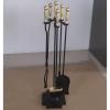 JLXJYS Heavy Duty Fireside Companion Set with Fire Tongs Shovel Brush Poker, Fireplace Tool Set Stand/Iron Fireplace Tools, Fire Pit Tool Kit for Indoor Outdoor view 1