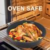 AIKENBBKK Saute Pan with Lid, 12 Inch Frying Pans Nonstick, 5 QT Non Stick Deep Frying Pan Skillet, Compatible with All Stovetops, Detachable Handle, Oven Safe, PFOA PFOS Free, Black view 4