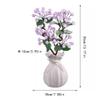 Artificial Bonsai Tree Jade Handicraft Decoration Living Room Porch New Chinese Art Decoration Housewarming Bogu Shelf Gift Office Decoration Bonsai view 2