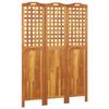 BaraSh 3-Panel Room Divider Partition Room Dividers Wall Divider Panels Room Divider Panel 47.8"x0.8"x70.9" Solid Wood Acacia view 2