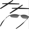 Bwake 2 Pairs Replacement Earsocks for Oakley Whisker/Square Whisker/Big Square Wire/Square Wire 2.0/OX3093 OX3107 OX5050 OX5072 Sunglasses view 1