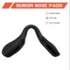 Bwake 3 Pairs Standard Size Replacement Nose Pads for Oakley Radar/RadarLock Path/RadarLock XL OO9170 OO9181 OO9182 OO9183 Sunglasses - Black view 2