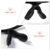 Bwake 3 Pairs Standard Size Replacement Nose Pads for Oakley Radar/RadarLock Path/RadarLock XL OO9170 OO9181 OO9182 OO9183 Sunglasses - Black view 3