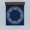 King Single Bed Sheets Vintage Deep Blue,Personalized Fitted Cover Soft & Cooling King Size view 2