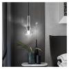SteFik Chandelier Postmodern Light Luxury Chandelier Living Room Background Wall Simple Crystal Lighting Dining Room Bedroom Bedside - lamp,Pendant view 3