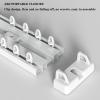 Aluminum Double Track, 1m, 1.5m, 2m, 2.1m, 2.2m, 2.3m, 2.4m, 2.5m, 3m, 3.5m, 4m, Heavy Duty Curtain Track System For Privacy Room Dividers Bedroom Bathroom Curtain Rods ( Color : Four-wheeled , Size : view 4