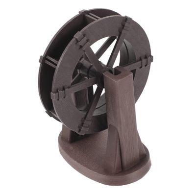 BESPORTBLE Waterwheel Landscaping Zen Buddha Water Fountain Buddha Fountain Fengshui Indoor Desk Waterwheel Design Water Inscense Waterfall Mini Wheel Rockery Plastic Tool