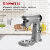 Meat Tenderizer Attachment Compatible with KitchenAid and Cuisinart Stand Mixers, Meat Tenderizer with Stainless Steel Gears, Tenderize Meat More Smoothly and Cooking Effortless, White view 3
