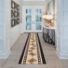 LHOMKCV Indoor Runner Rug,2.6x10ft, Boho Moroccan Traditional Rug for Kitchen Floor Cover Foldable Mat Washable Floor Mat for Indoor Entrance Hallway,Bedroom Living Room view 1