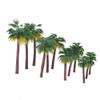 5 PCS Mini Artificial Palm Tree, Mini Plastic Coconut Tree, Landscape Plant Rainforest Coconut Garden Miniature Decoration(12cm) view 1