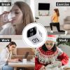 Productivity Timer Flip Gravity Sensor Cube Timer Countdown & Countup,Mute & Vibrate & Sound5/10/30/60min & Custom Timing, Perfect for ADHD,Work,Learning,Kitchen Cooking (1White) view 3
