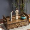 Altar Meditation Table with Drawer Storage, Wiccan Altar Table, Puja Table Bamboo Shrine Table for Buddhist/Tea Home Spiritual Small Space Oriental Decor, Relax Buddhist Table Tea Table (Size : Small view 4