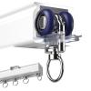50~600cm Aluminium Curtain Track Rails Ceiling Or Wall Mount Curtain Track System, With Sturdy Bearing Wheel, Can Hang Heavy-duty Luxury Curtains, Room Divider Shower Curtain Rods view 1
