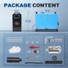 CHIPEL Diesel Air Heater 5KW 5000W Parking Heater Kit All in One Diesel Night Heater with LCD Switch & Remote Control for RV Truck, Bus, Boat, Touring Car, Caravans, Motorhomes (Color : Blue) view 2