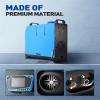 CHIPEL Diesel Air Heater 5KW 5000W Parking Heater Kit All in One Diesel Night Heater with LCD Switch & Remote Control for RV Truck, Bus, Boat, Touring Car, Caravans, Motorhomes (Color : Blue) view 4