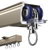 50~600cm Aluminium Curtain Track Rails Ceiling Or Wall Mount Curtain Track System, With Sturdy Bearing Wheel, Can Hang Heavy-duty Luxury Curtains, Room Divider Shower Curtain Rods view 1
